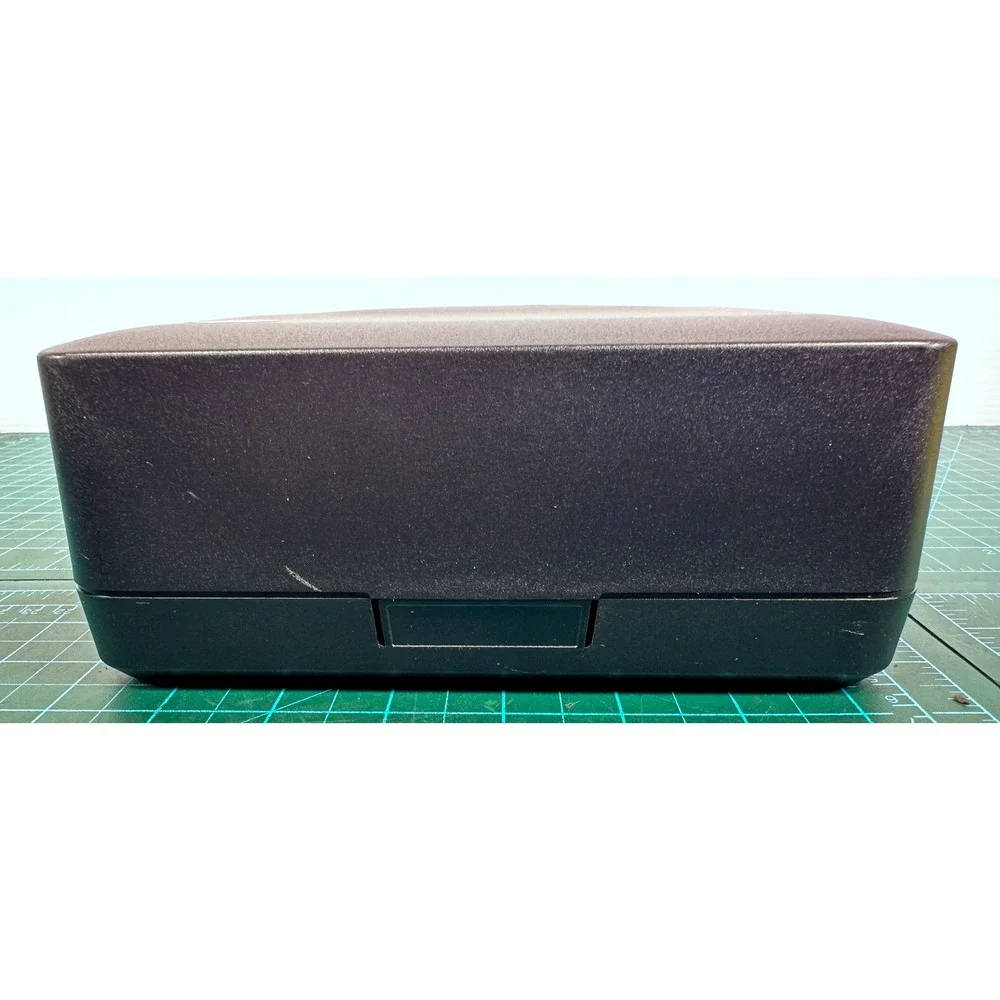 Leitz Leica R4 Camera Storage Case Black Hard Shell Red Flocked Interior Vintage